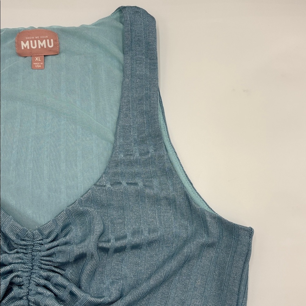 Show Me Your Mumu Hazy Ruched Tank Top - Picture 2 of 7
